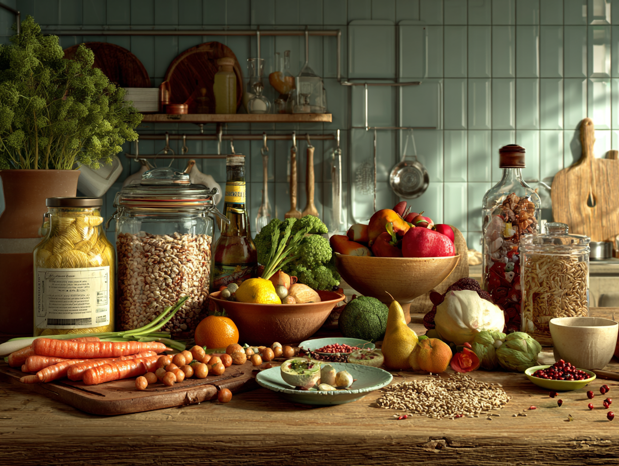 Збалансоване харчування з різноманітними продуктами